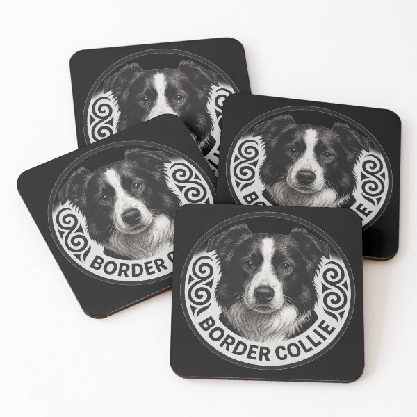 Item preview, Regal Border Collie Emblem designed and sold by Wiredart.