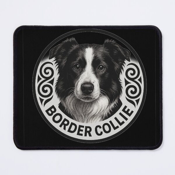 Item preview, Regal Border Collie Emblem designed and sold by Wiredart.