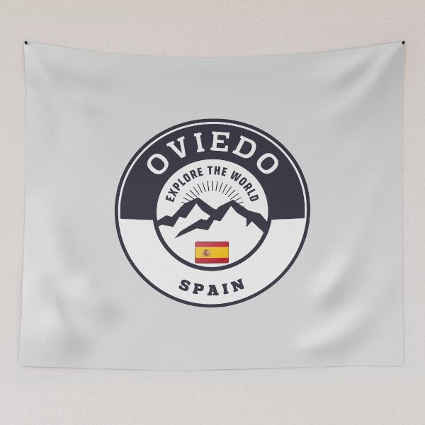 Item preview, Oviedo Spain Black and White Crest designed and sold by World Designs.