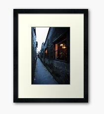Laneway Framed Print
