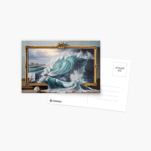 Tempête surréaliste dans la baie de St Jean de Luz Carte postale