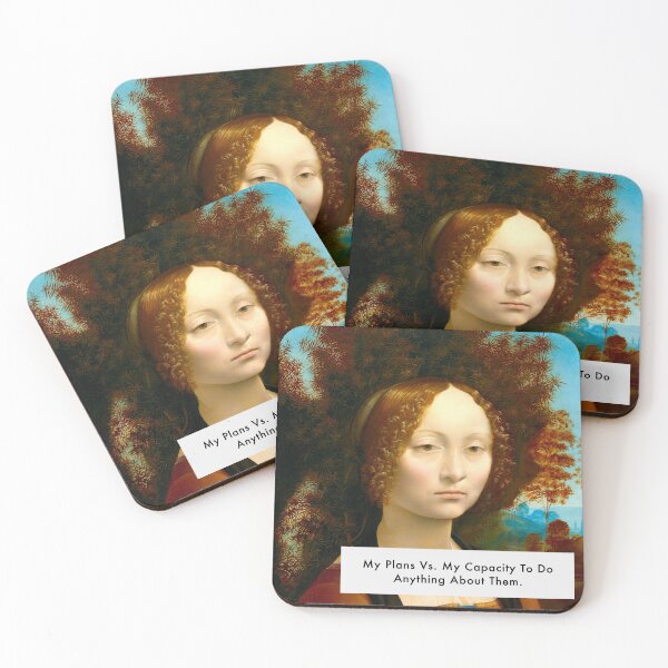 Item preview, Ginevra de Benci "My Plans vs. My Capacity" designed and sold by alemarcolini.