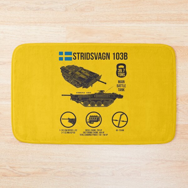 Item preview, Stridsvagn 103B Swedish MBT infographic designed and sold by FAawRay.