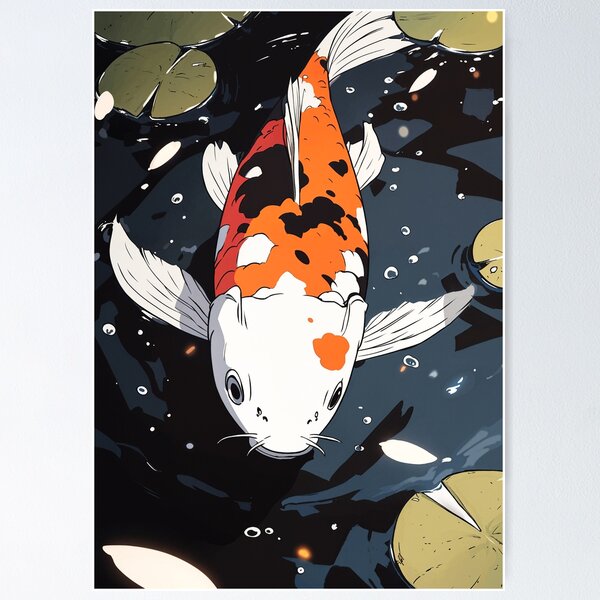 Item preview, Koi de aguas tranquilas designed and sold by SuperNovaDesigns.