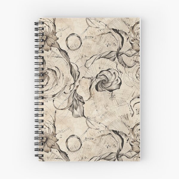 Item preview, Vintage Botanical Artwork With Floral Patterns and Spiral Vortex designed and sold by CoolPixels.