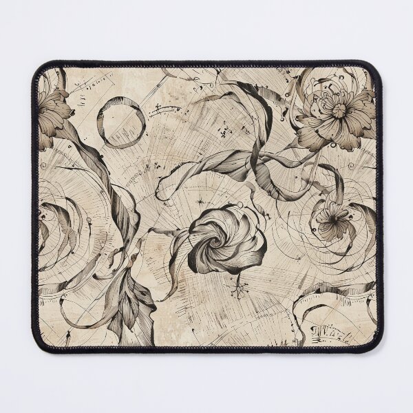 Item preview, Vintage Botanical Artwork With Floral Patterns and Spiral Vortex designed and sold by CoolPixels.