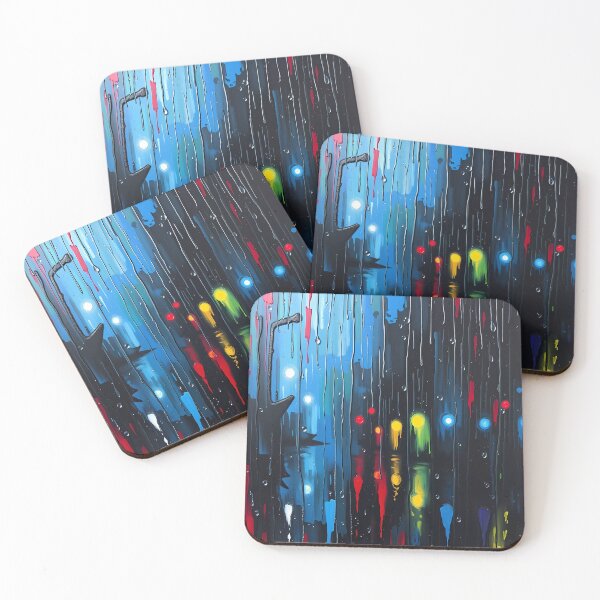 Item preview, Rain-Drenched City Lights designed and sold by Vitalka-uk.