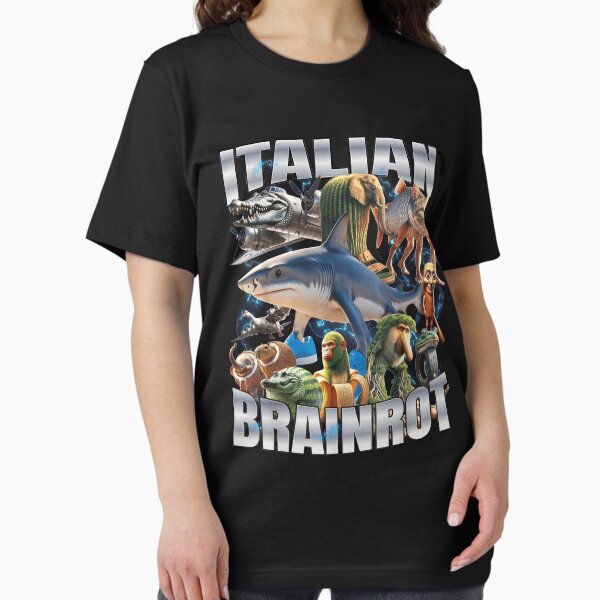 Artikel-Vorschau von Tralalero Tralala Bombardiro Crocodilo AI Italienisches Brainrot Meme Lustige Zitate, designt und verkauft von RamonMiller.