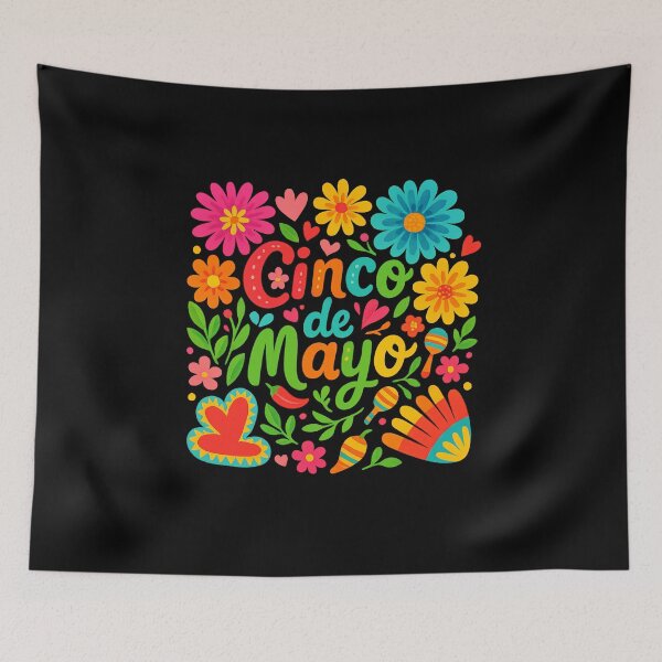 Item preview, Cinco De Mayo Fiesta Mexican Party Women Girls Boho Floral designed and sold by facegm.