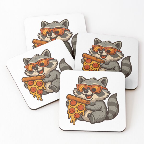 Item preview, Pizza Bandit Raccoon designed and sold by Mykhailov.