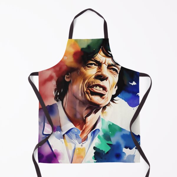 Item preview, Arte de acuarela inspirado en Mick Jagger designed and sold by 1001Tees.net.