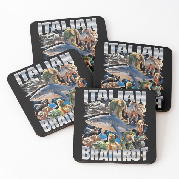 Item preview, Tralalero Tralala Bombardiro Crocodilo AI Italian Brainrot Meme Funny Quotes designed and sold by RamonMiller.