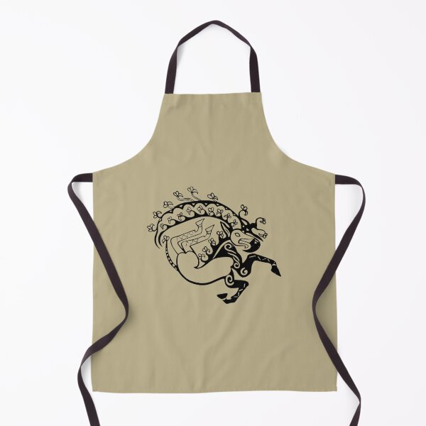 Item preview, Scythian Floral Antler Stag Tattoo Design designed and sold by FabcoDesign.