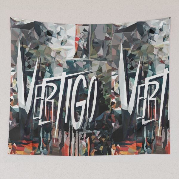 Item preview, Alfred Hitchcock vertigo illustration text abstract designed and sold by  Mudikeys.