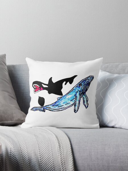 Artikel-Vorschau von Orca und Buckelwal, designt und verkauft von Chad's Fresh Art.