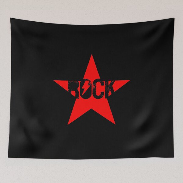 Item preview, Rock star in red designed and sold by BlackLineWhite.