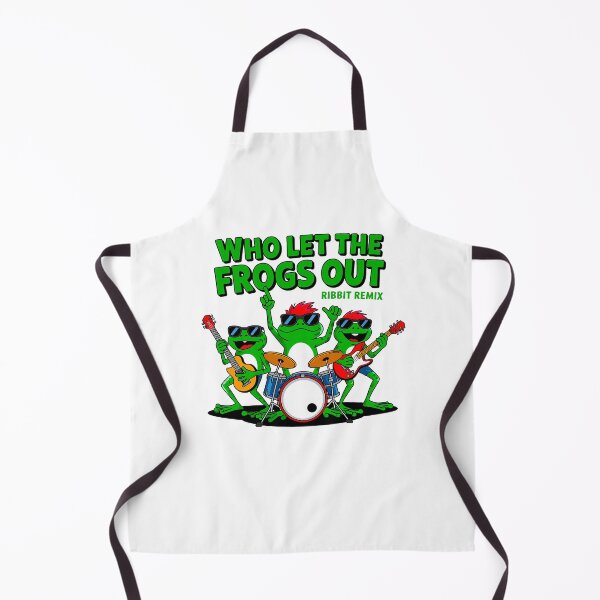 Item preview, Who Let The Frogs Out Ribbit Remix Band designed and sold by Amanda's Factory.