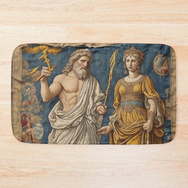 Item preview, Zeus and Hera tapestry artwork designed and sold by Vintage Designs +.