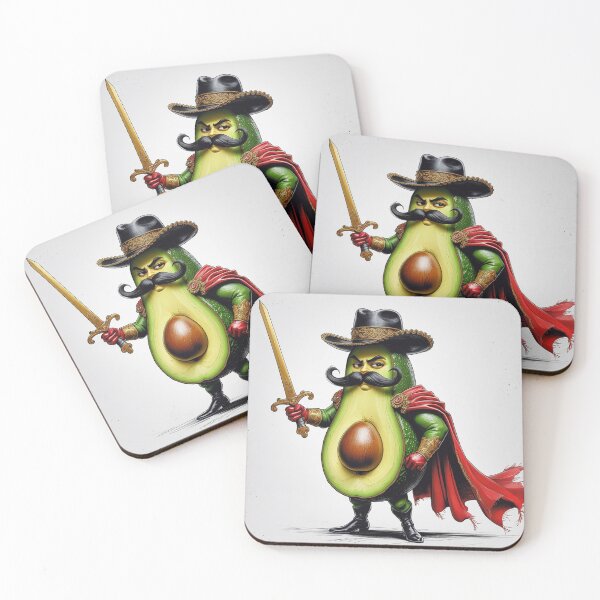 Item preview, Matador Avocado – Cute Spanish Bullfighter – Funny Food Character – Sketchy Cartoon with White Background designed and sold by Blueangelgal.