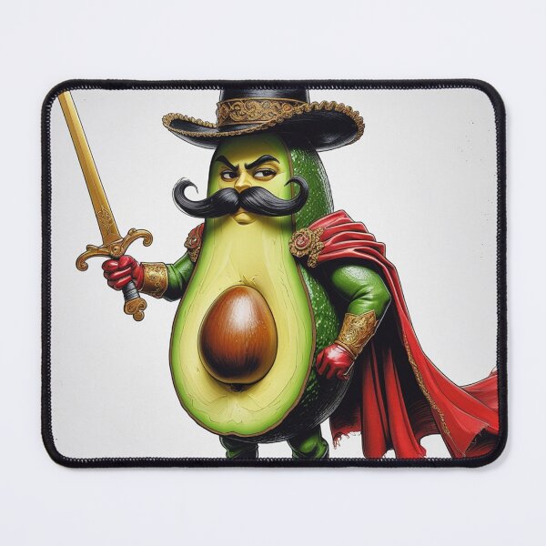 Item preview, Matador Avocado – Cute Spanish Bullfighter – Funny Food Character – Sketchy Cartoon with White Background designed and sold by Blueangelgal.