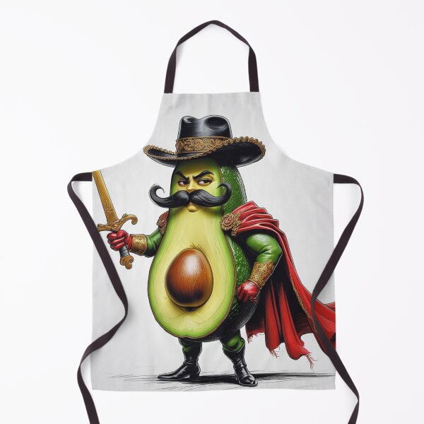 Item preview, Matador Avocado – Cute Spanish Bullfighter – Funny Food Character – Sketchy Cartoon with White Background designed and sold by Blueangelgal.