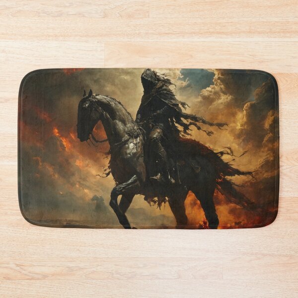 Item preview, horseman of the apocalypse, horse, man, end of the world, harbinger designed and sold by DonnaBlankaArt.
