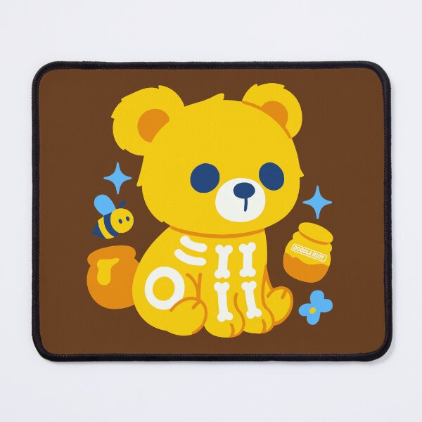 Item preview, Cute Skeleton Bear – Kawaii Honey Bee Teddy with Bones Design designed and sold by DOODLE RIOT.