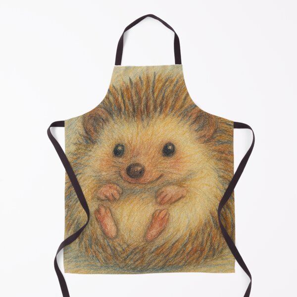 Item preview, Cute Fluffy Hedgehog in Colored Pencil Style designed and sold by QuirkWears.