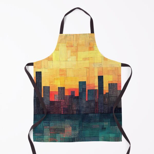 Item preview, Lofi Art: Pixelated Sunset Skyline designed and sold by bapupa.