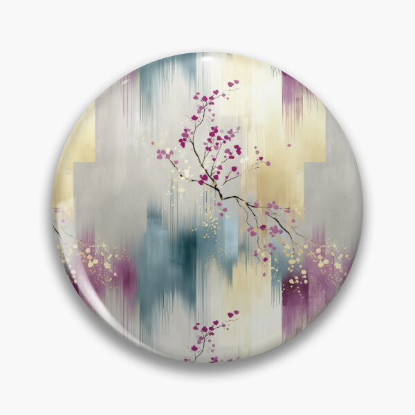 Item preview, Falling Petals – Abstract Blossom Rain on Blurred Sky designed and sold by Moisky Patterns.