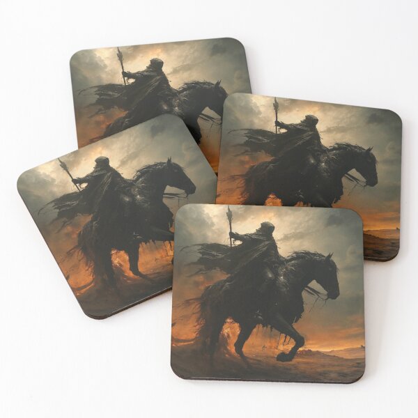 Item preview, horseman of the apocalypse, horse, man, end of the world, harbinger designed and sold by DonnaBlankaArt.