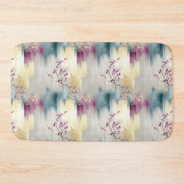 Item preview, Falling Petals – Abstract Blossom Rain on Blurred Sky designed and sold by Moisky Patterns.