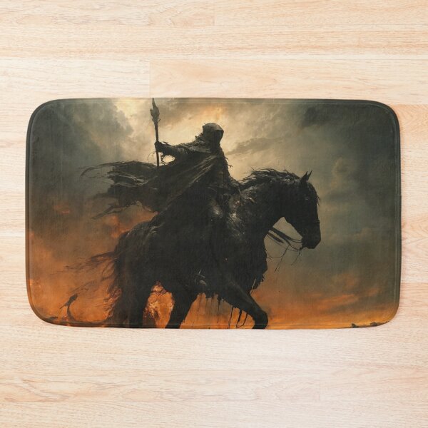 Item preview, horseman of the apocalypse, horse, man, end of the world, harbinger designed and sold by DonnaBlankaArt.