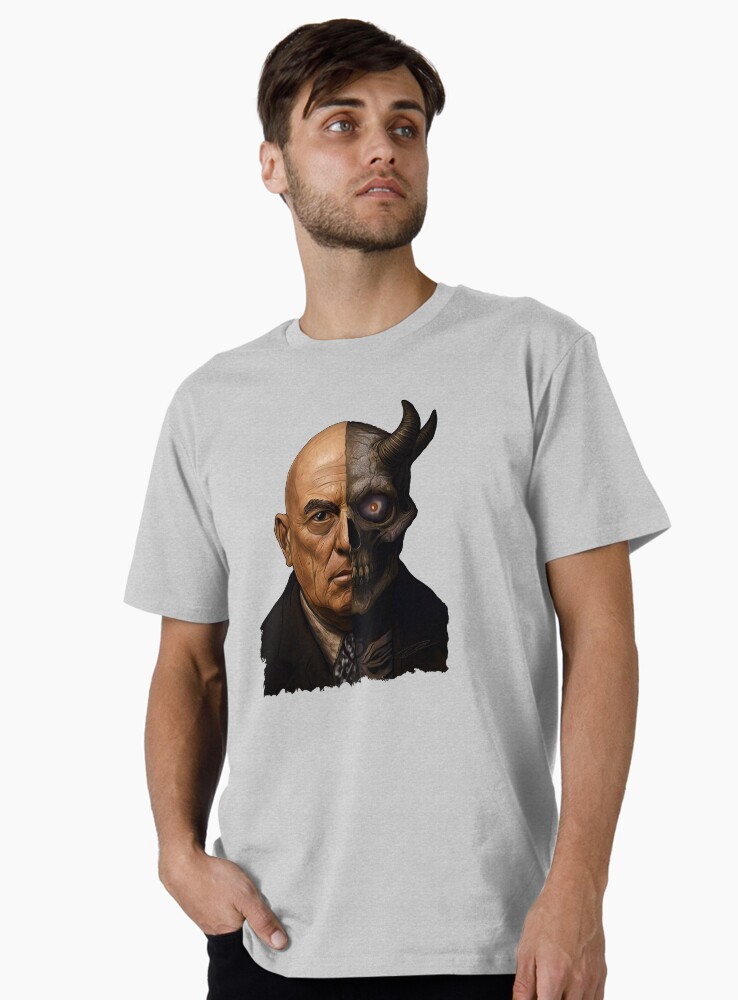 Thumbnail 1 of 4, Premium T-Shirt, Aleister Crowley/The Beast by Chris Prince designed and sold by PleasantGreen.