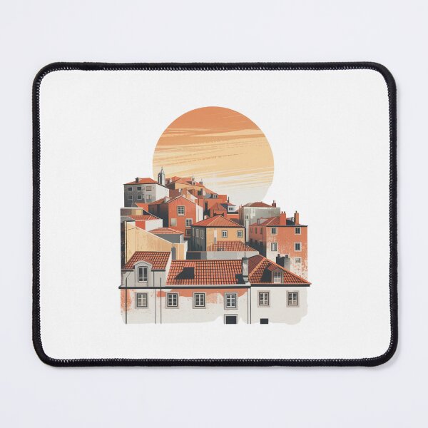 Item preview, Lisbon Sunset Rooftops designed and sold by SignumShop.