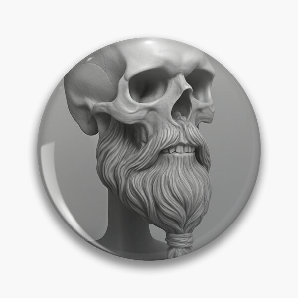 Item preview, The Bearded Skull designed and sold by quantum X.