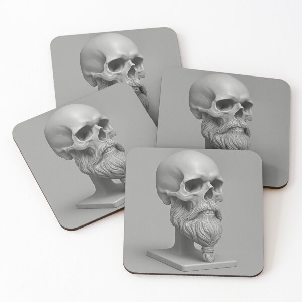 Item preview, The Bearded Skull designed and sold by quantum X.
