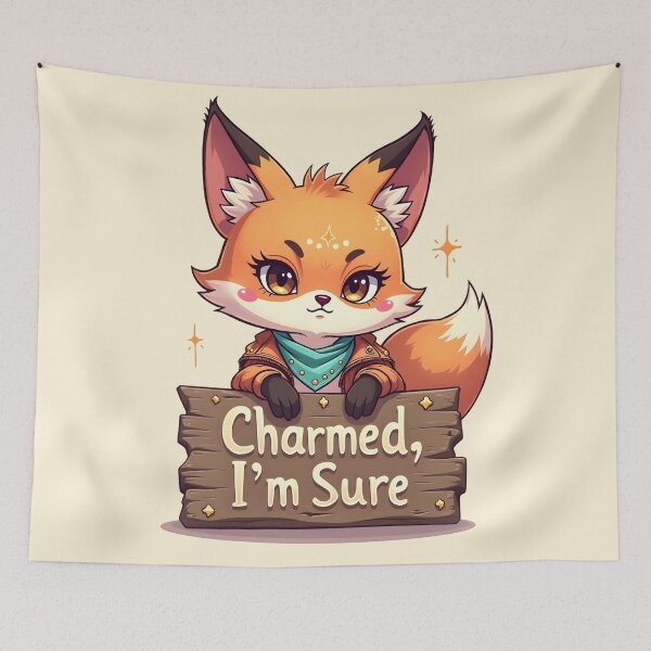 Item preview, Charmed, I’m Sure – Sassy Kawaii Fox by LaLi Designs designed and sold by LaLi-Designs.