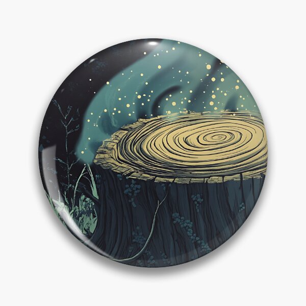 Item preview, Mushroomcore Art: Spore-Filled Decaying Stump designed and sold by bapupa.
