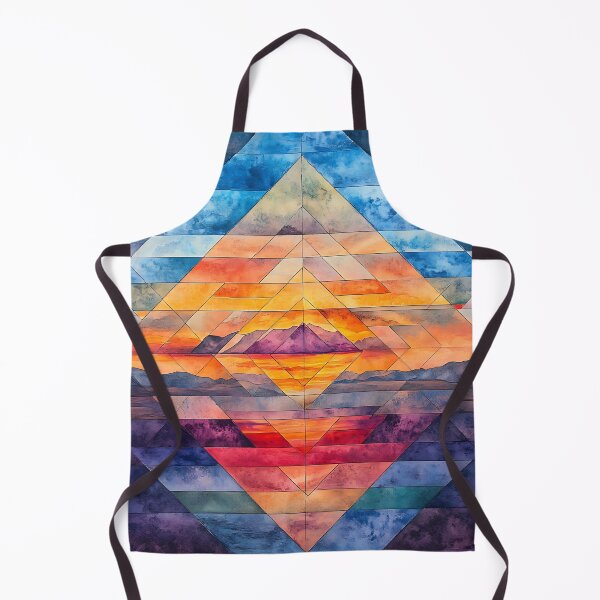 Item preview, Shamanic Art: Crystal Grid Desert Sunrise designed and sold by bapupa.