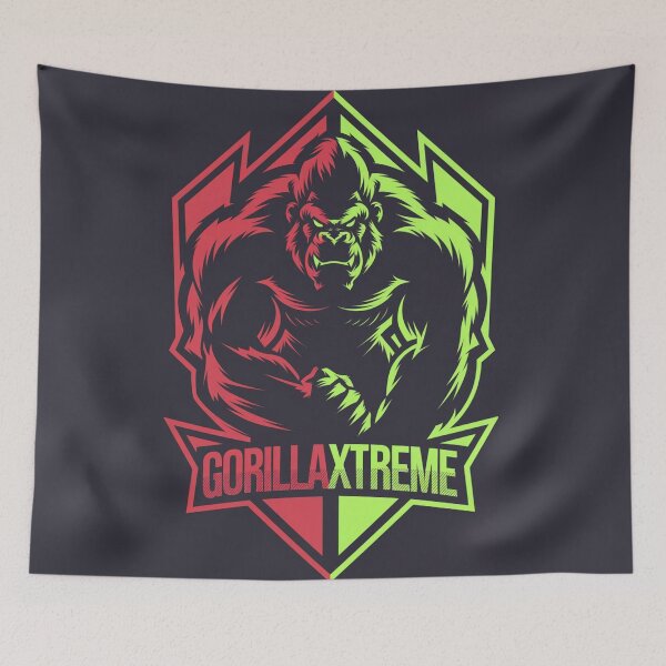 Item preview, GorillaXtreme – Neon Wild Power designed and sold by FusiTink.