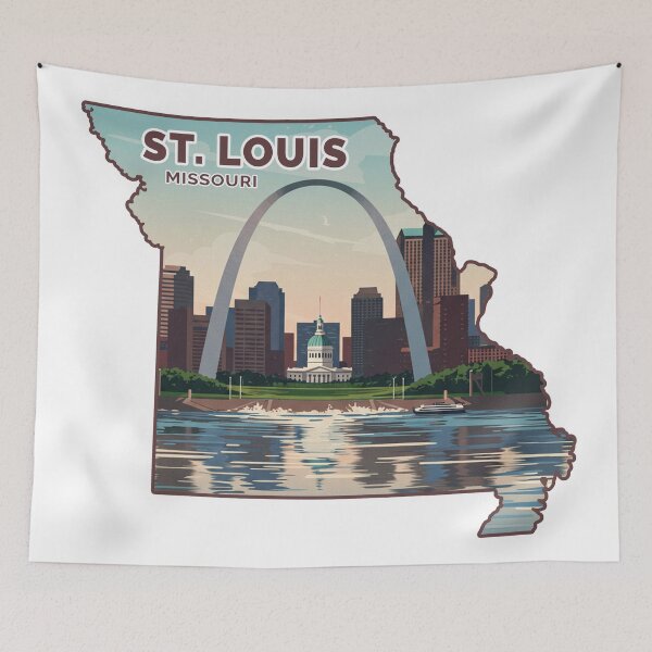 Item preview, St. Louis Missouri Map designed and sold by Esskay Designs.