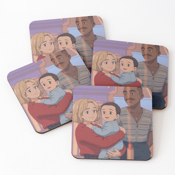 Item preview, Cradled Among the Stars: Ruby & Baby Eric – Space Babies Anime Edition designed and sold by designwithkym.