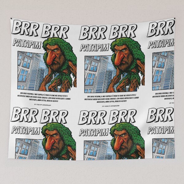 Item preview, Brr Brr Patapim 90's Comic Style  (Italian Brainrot) designed and sold by LookinFreshh.