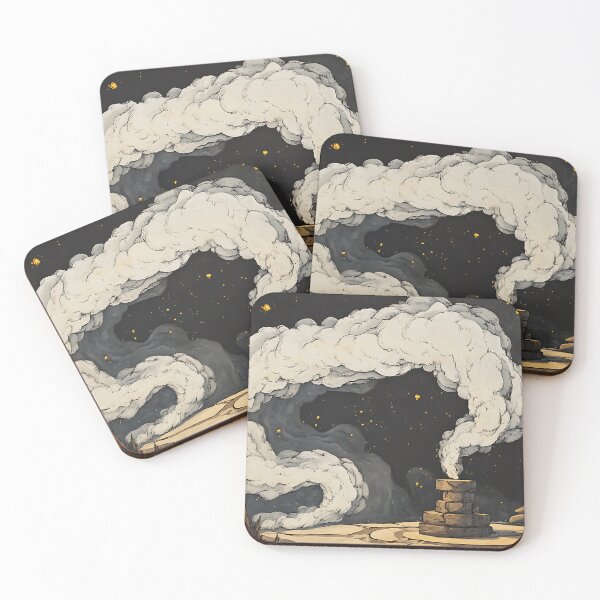 Item preview, Shamanic Art: Spiraling Smoke Altar designed and sold by bapupa.