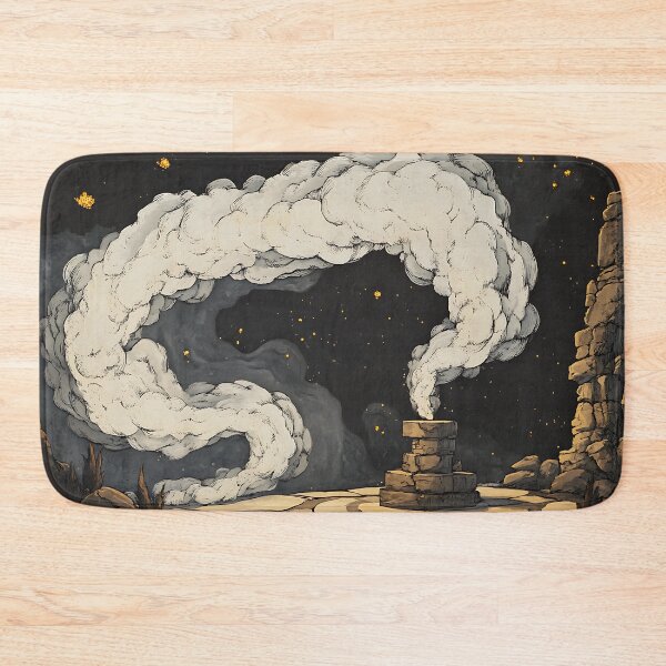 Item preview, Shamanic Art: Spiraling Smoke Altar designed and sold by bapupa.