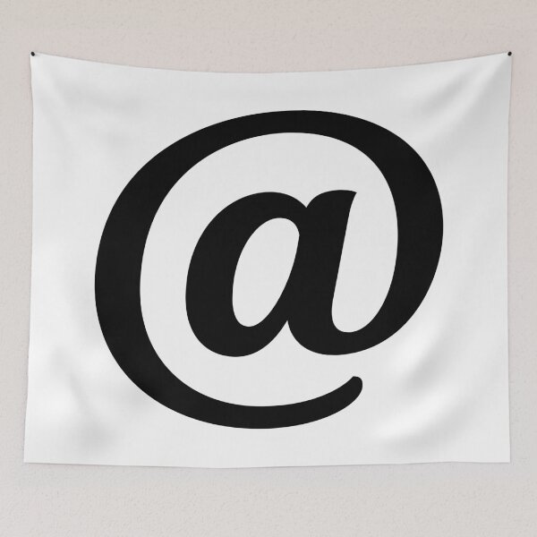 Item preview, @ – The Universal Tag, Unique designed and sold by villacreativa.