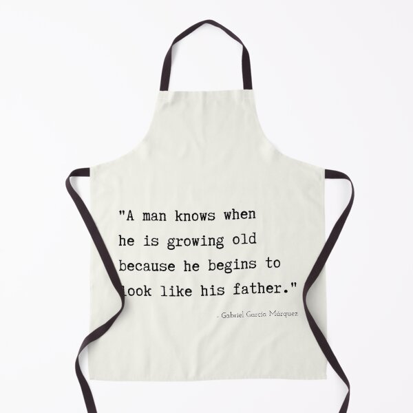 Item preview, A Quote about Fathers by Gabriel García Márquez designed and sold by Poemit.