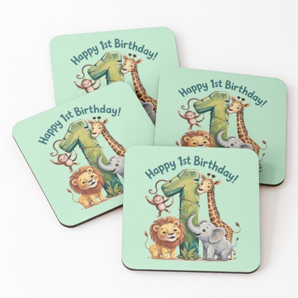 Item preview, Happy 1st Birthday designed and sold by 123ks.