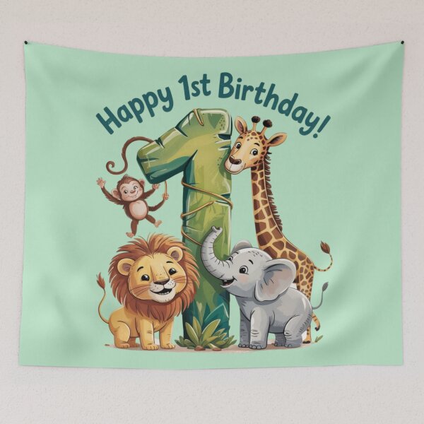 Item preview, Happy 1st Birthday designed and sold by 123ks.